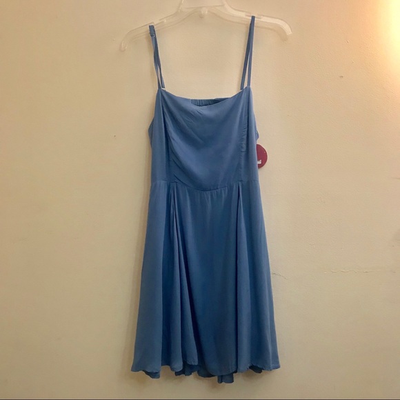 Open-back rayon mini dress - Picture 2 of 9